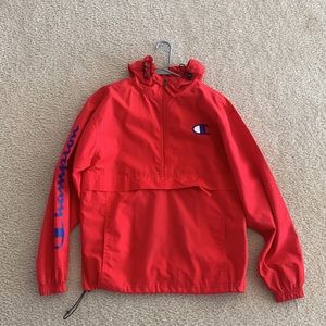 Red Champion Wind Breaker